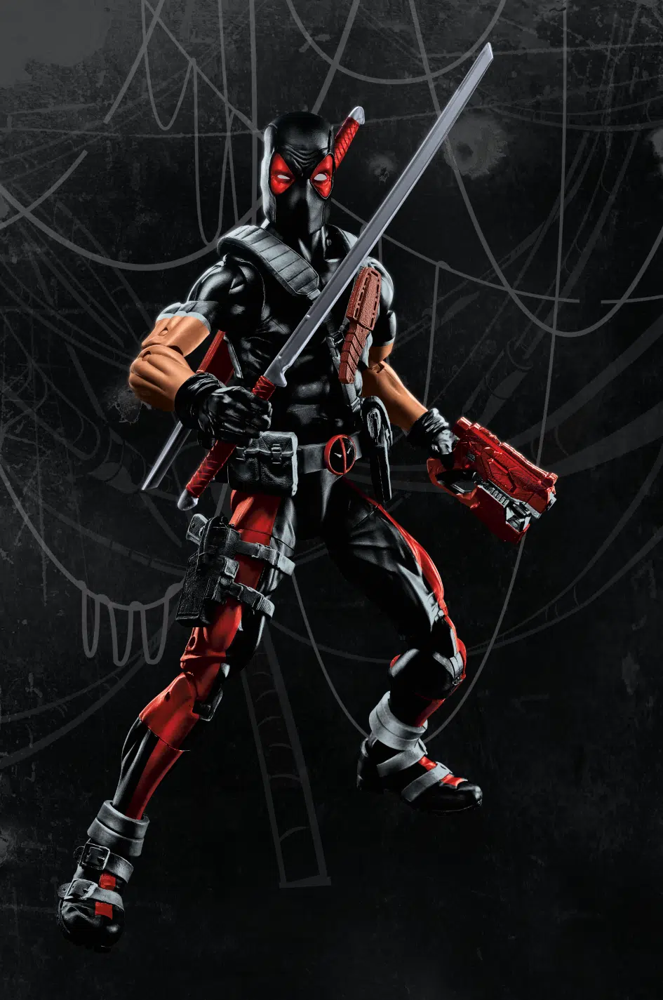 Marvel Legends XL Deadpool Noir 30cm – Image 3