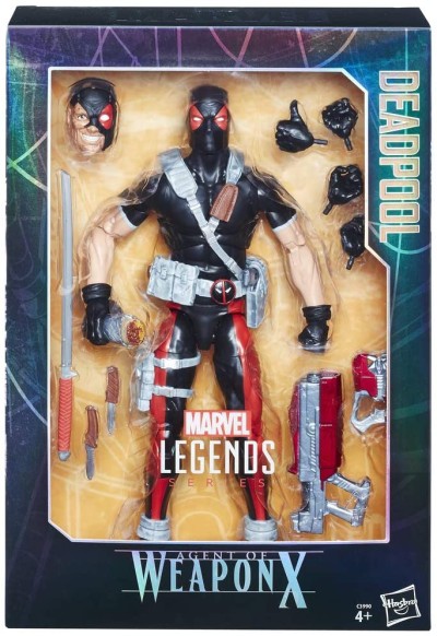 Marvel Legends XL Deadpool Noir 30cm
