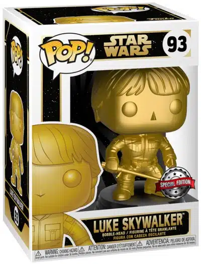 Funko PoP Star Wars : Luke Skywalker Gold Exclusive