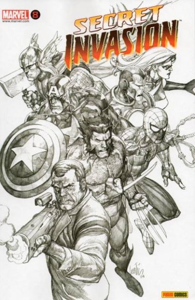 Secret Invasion Numero 08 Variant Cover