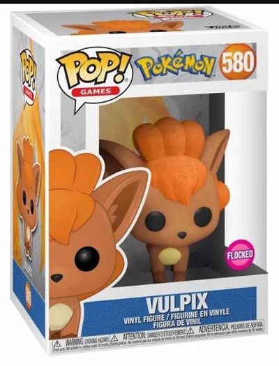 Funko PoP Pokemon : Vulpix Flocked