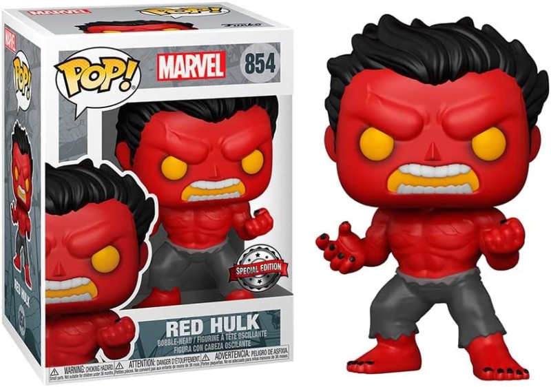 Funko PoP Marvel : Red Hulk – Image 3