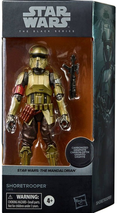 Star Wars Black Series Mandalorian : Shore trooper Carbonized Figurine 15 cm