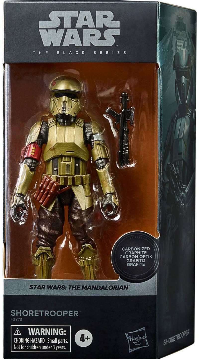 Star Wars Black Series Mandalorian : Shore trooper Carbonized Figurine 15 cm