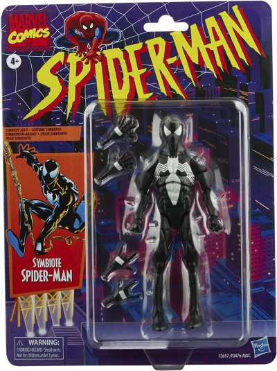 Marvel Legends Retro : Black Spider-Man Figurine