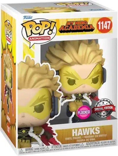 Funko PoP My Hero Academia : Hawks Flocked Exclusive