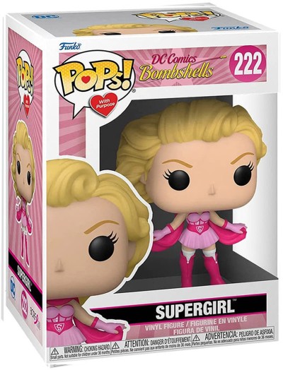 Funko PoP DC Bombshells : Supergirl (Cancer du Sein)