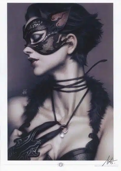 Catwoman Signed Premium Art Print
