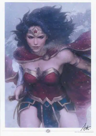 Wonder Woman Signed Premium Art Print