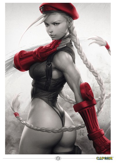 Street Fighter V Cammy Signed Premium Art Print