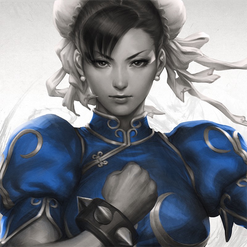 Street Fighter V Chun Li Signed Premium Art Print – Image 2