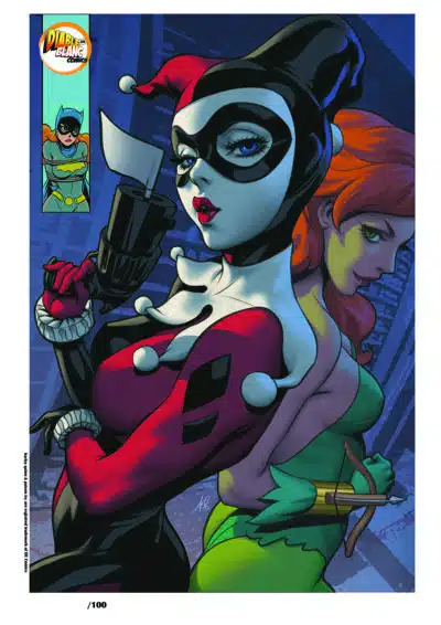 Harley & Poison Ivy Stanley Artgerm Lau Exclusive Signed Litho Print
