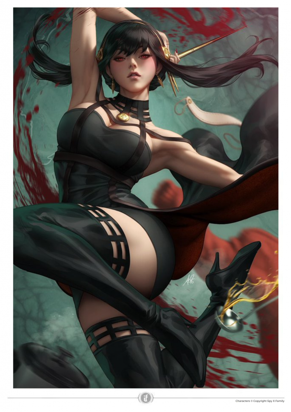 Yorforger SPY X FAMILY Signed Premium Art Print