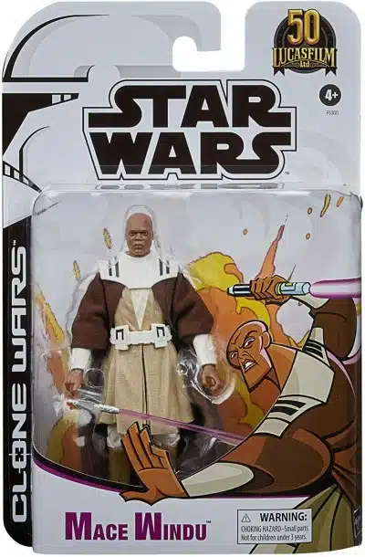 Star Wars Black Series : Clone Wars Mace Windu Figurine 15 cm
