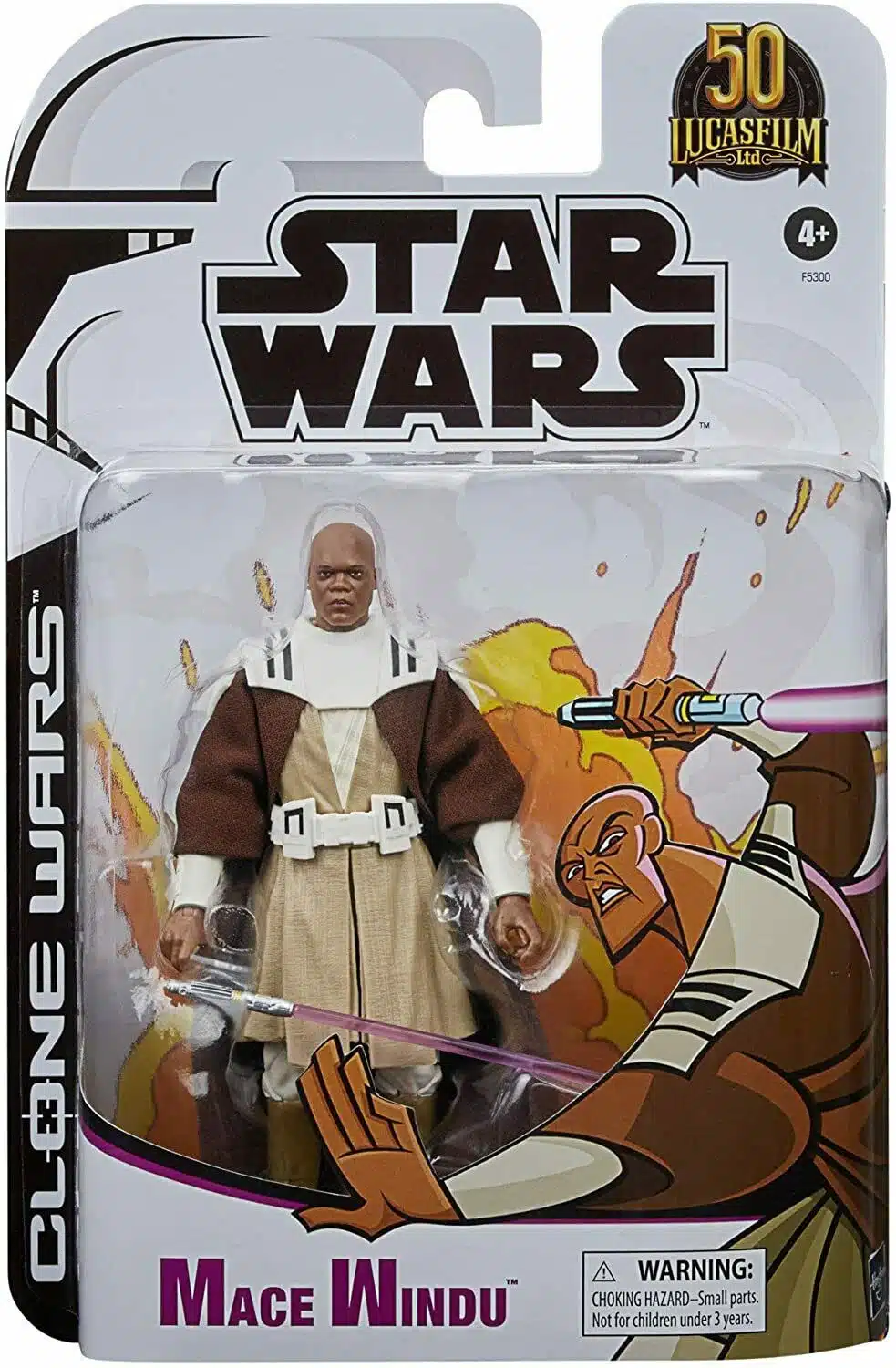 Star Wars Black Series : Clone Wars Mace Windu Figurine 15 cm