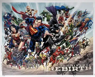 Justice League Ivan Reis Exclusive Signed Print