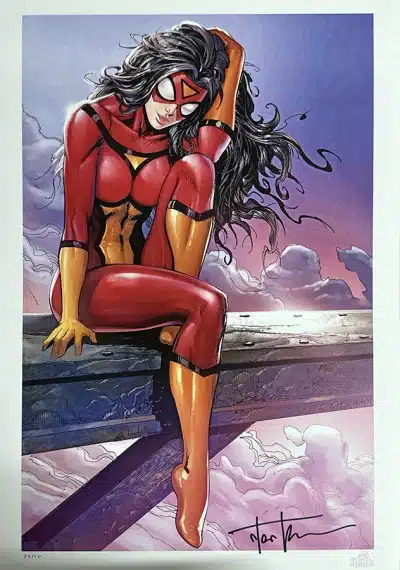 Spider-Woman Tyler Kirkham Exclusive Signed Print