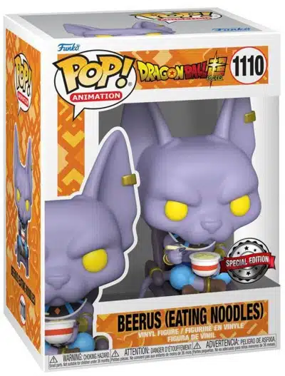 Funko PoP Dragon Ball Super : Beerus Eating Noodles Exclusive