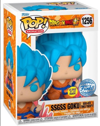 Funko PoP Dragon Ball Super : Goku Super Saiyan Blue Kaioken x20