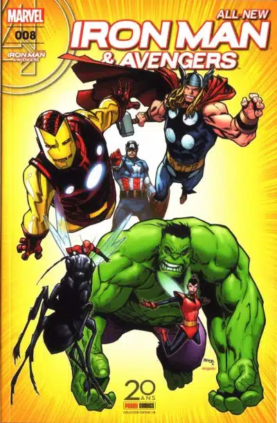 All New Iron Man & Avengers Numero 08 Variant Cover