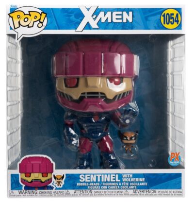 Funko PoP Jumbo Marvel : X-Men Sentinel with Wolverine