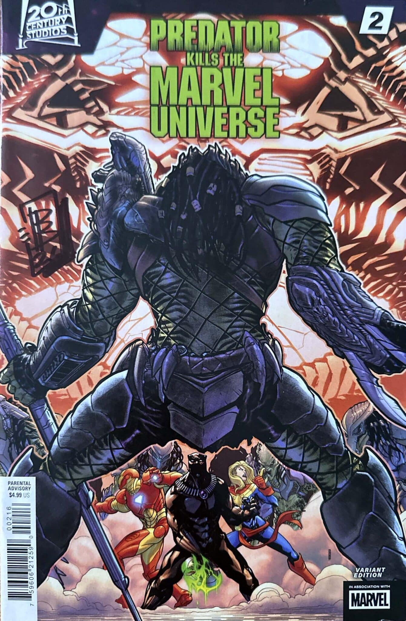 Predator Kills the Marvel Universe Num 02