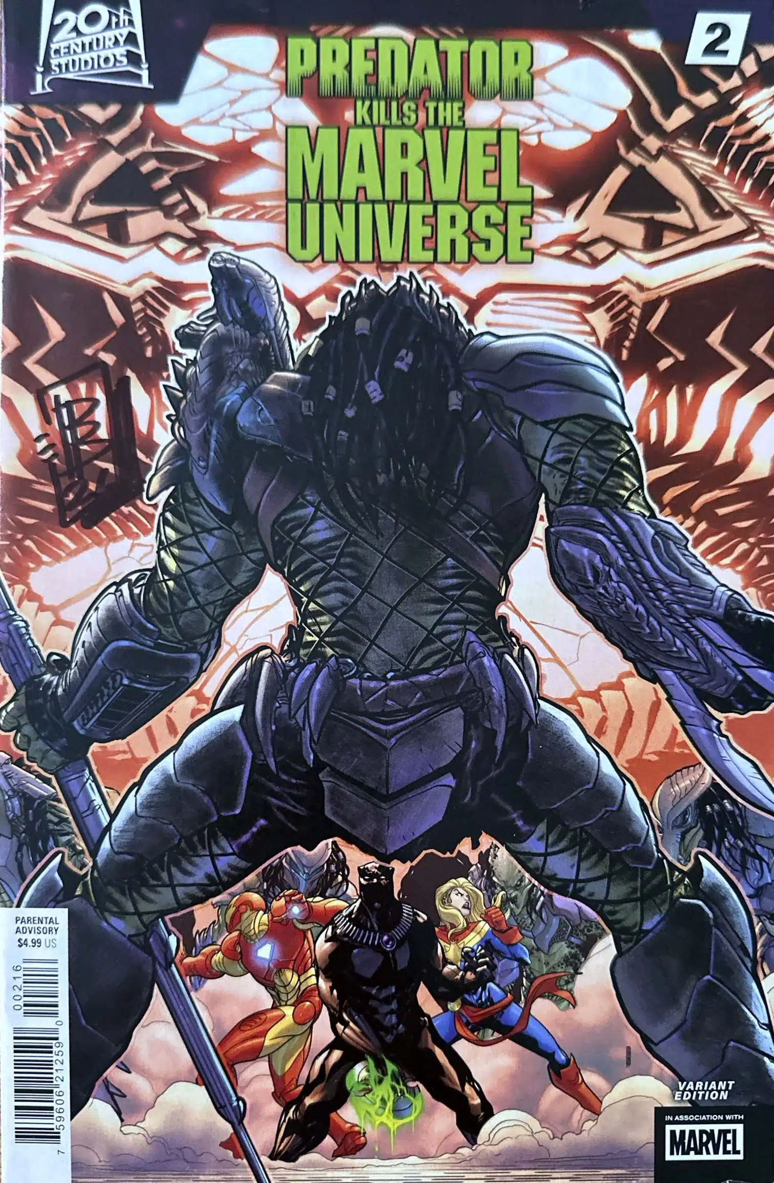 Predator Kills the Marvel Universe Num 02