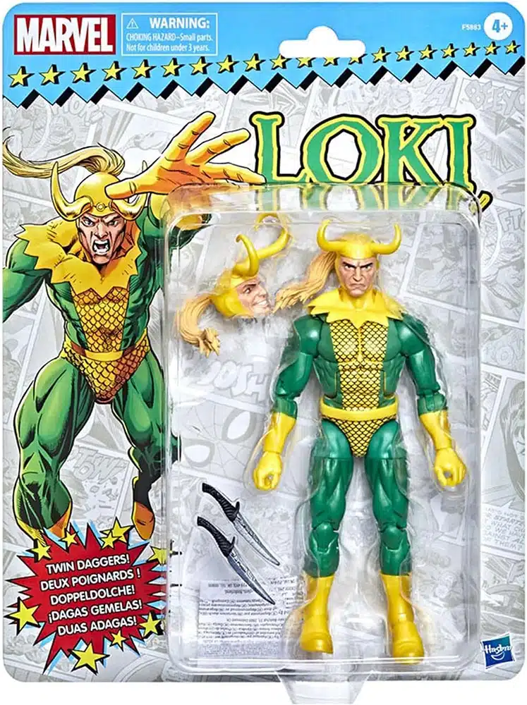 Marvel Legends Retro : Classic Loki Figurine
