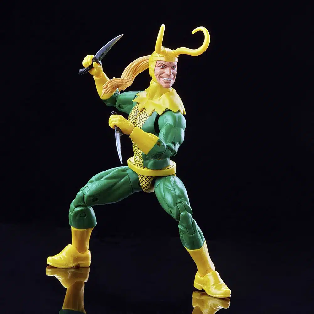 Marvel Legends Retro : Classic Loki Figurine – Image 2